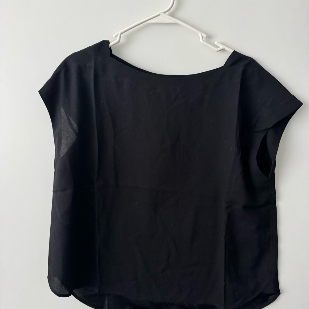 NWT Ann Taylor Black Women's Top